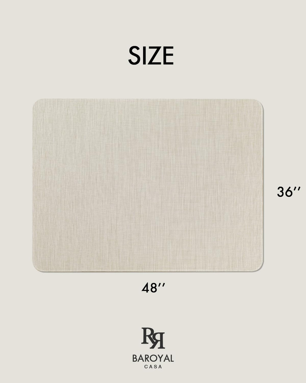 Office Chair Mat for Hardwood Floor Under Desk Computer Rolling Chair Mat for Wood/Tile Floor Non-Slip Heavy Duty Desk Rug PVC Plastic Hard Floor Protector 36" x 48" (Parchment)