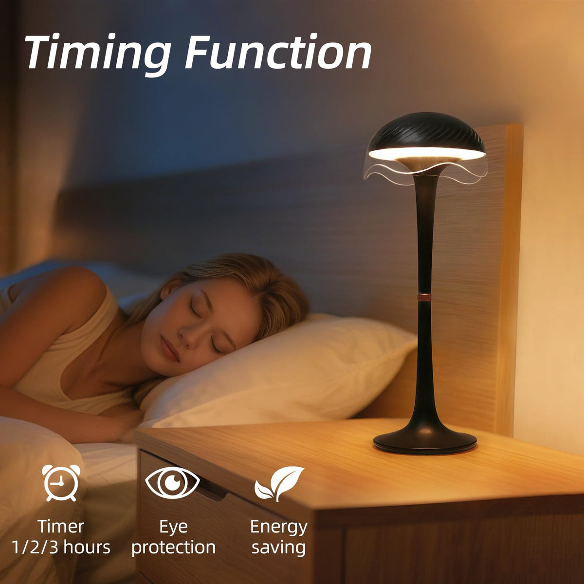 Rechargeable Table Lamp, LED Cordless Table Lamp