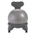 Classic Balance Ball Chair, Stability Seat (Cool Grey)
