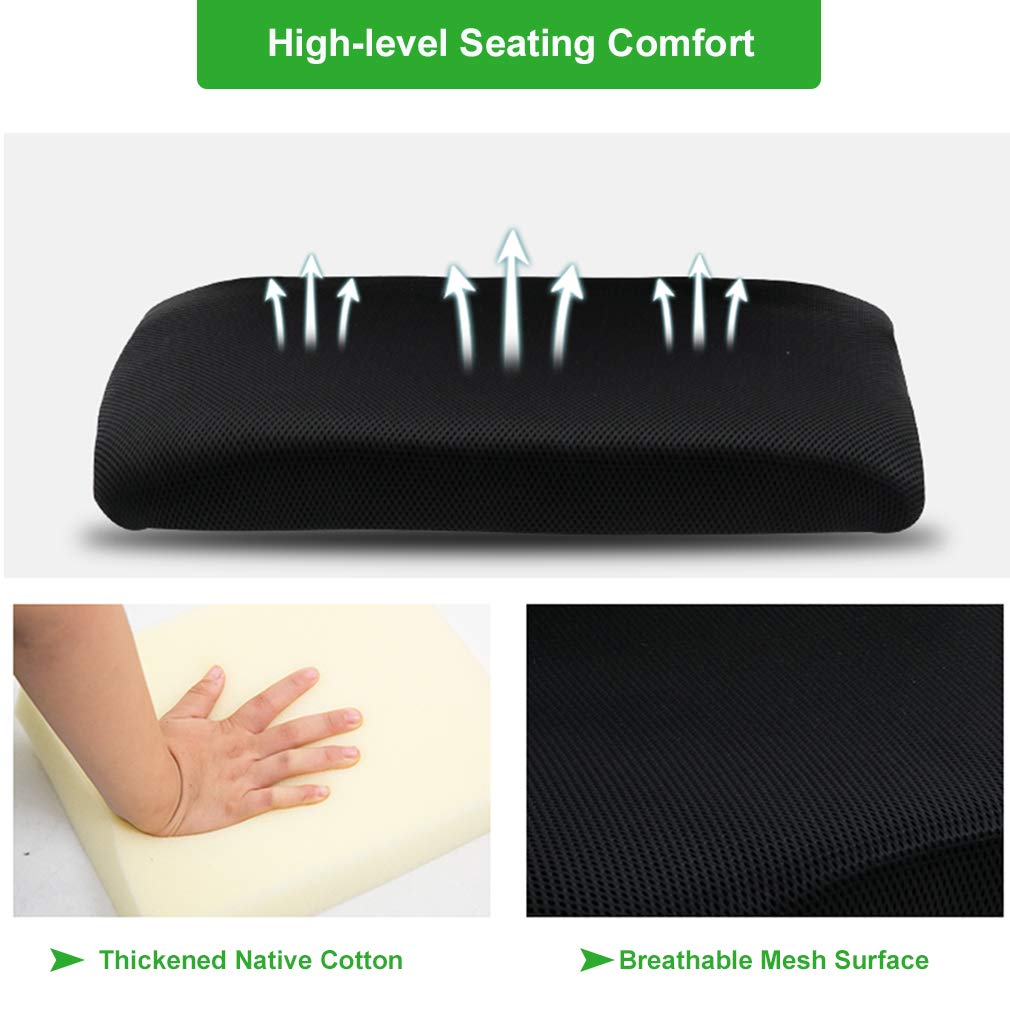Home Office Chair Ergonomic Desk Chair Mesh Computer Chair with Lumbar Support Armrest Executive Rolling Swivel Adjustable Mid Back Task Chair,Green