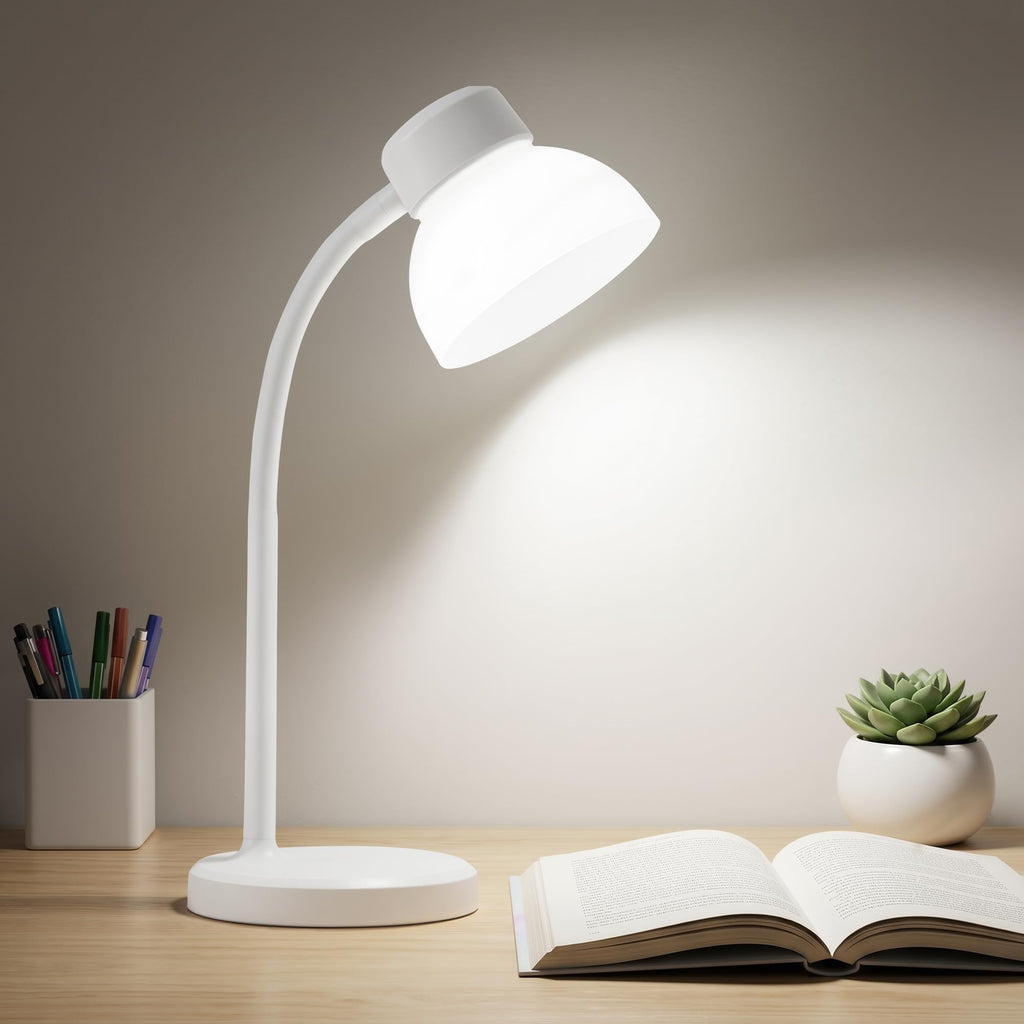 Desk Lamps for Home Office,Small LED Reading Lamp,5000K Eye-Care Desk Light