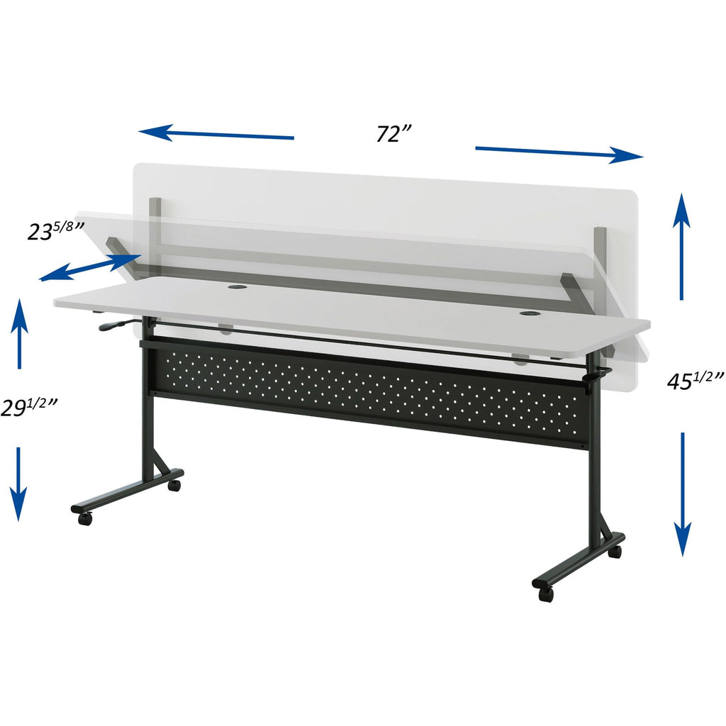 2.0 Flip & Nesting Mobile Table, Gray
