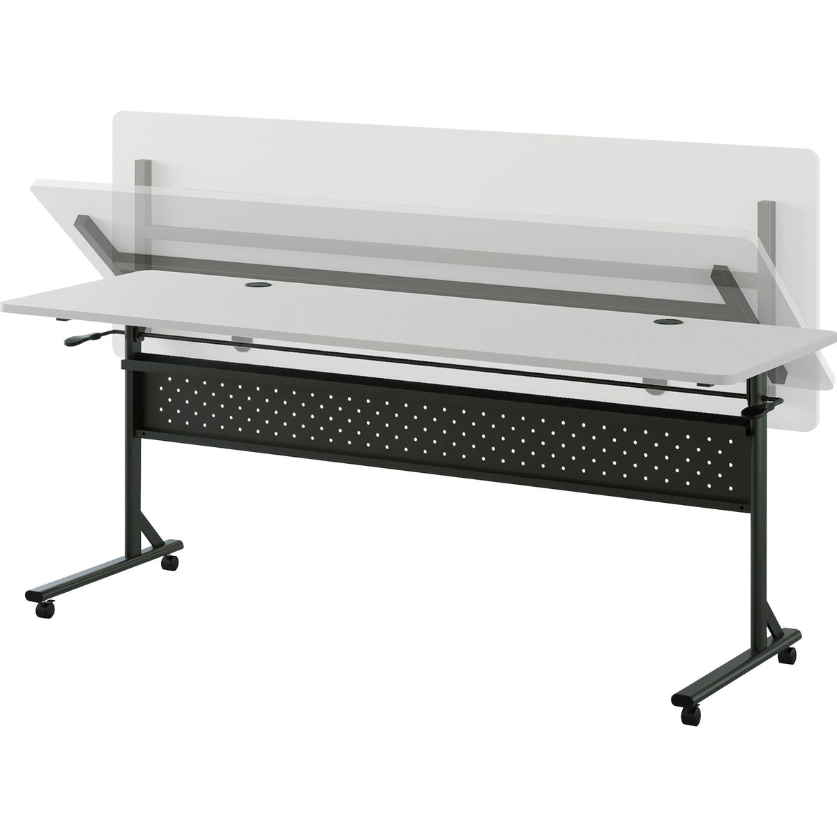 2.0 Flip & Nesting Mobile Table, Gray