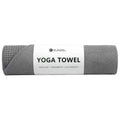 Yoga Towel,Hot Yoga Mat Towel with Grip Dots Sweat Absorbent Non-Slip for Hot Yoga, Pilates and Workout 24" x72", Dark Gray
