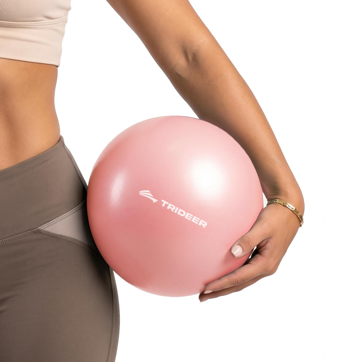 9 Inch Pilates Ball with Inflation Straw, Small Exercise Yoga Ball