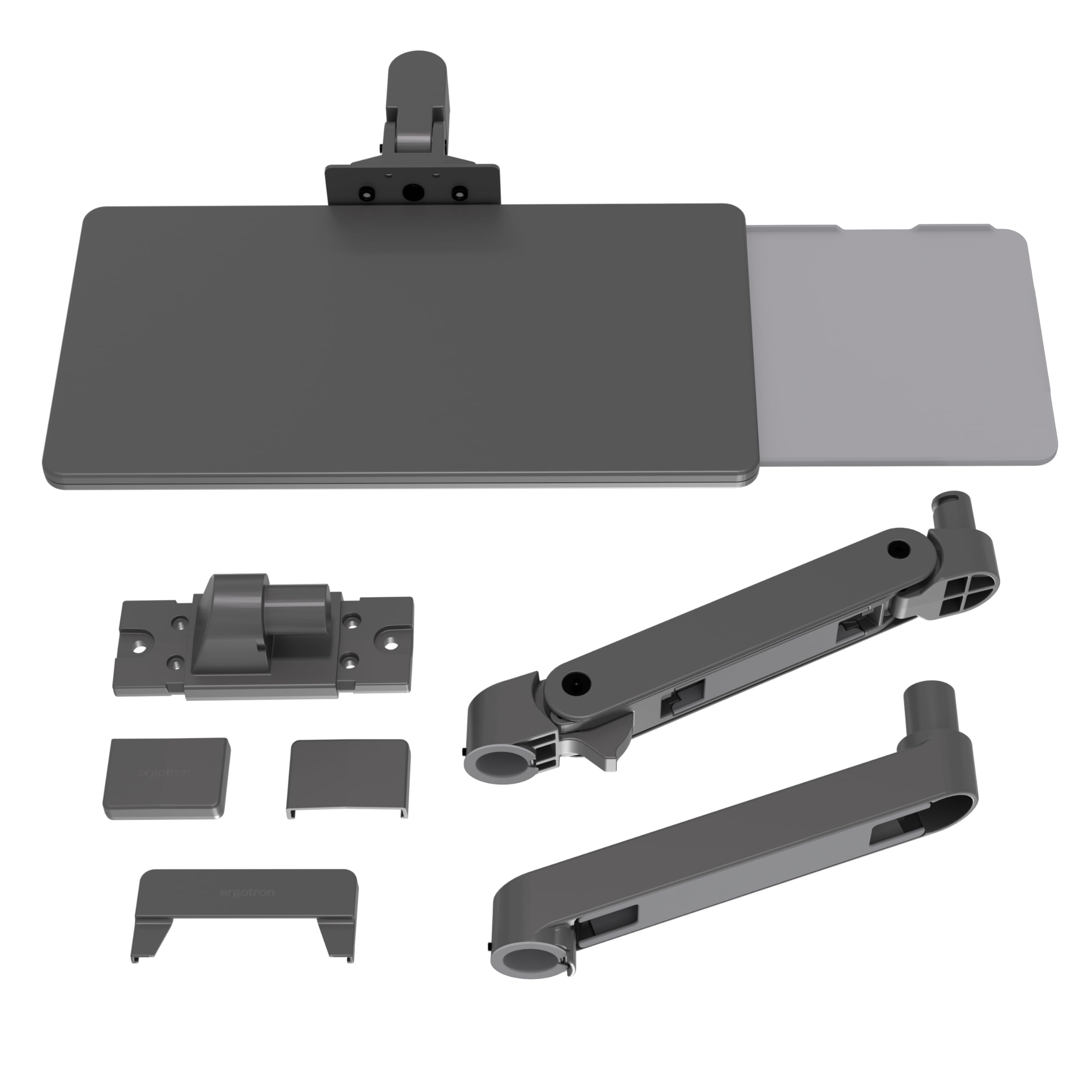 Upgraded LX Pro Premium Keyboard Arm, Wall Mount Adjustable Keyboard Tray – Dark Grey