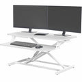 White 32 inch Stand Up Desk Riser