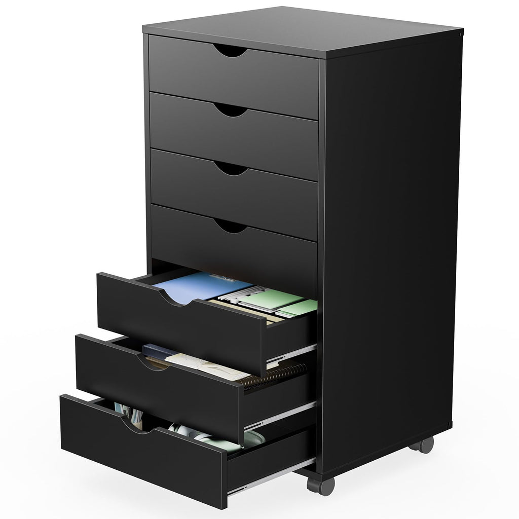 7 Drawer Wooden Dresser, Storage Cabinets, Room Organization