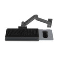 Upgraded LX Pro Premium Keyboard Arm, Wall Mount Adjustable Keyboard Tray – Dark Grey