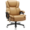 Indulgear 500lbs Big and Tall Office Chair for Heavy People,Heavy Duty Comfy Office Chair,High Back Executive Computer Chair with Lumbar Support, Rubber Wheel