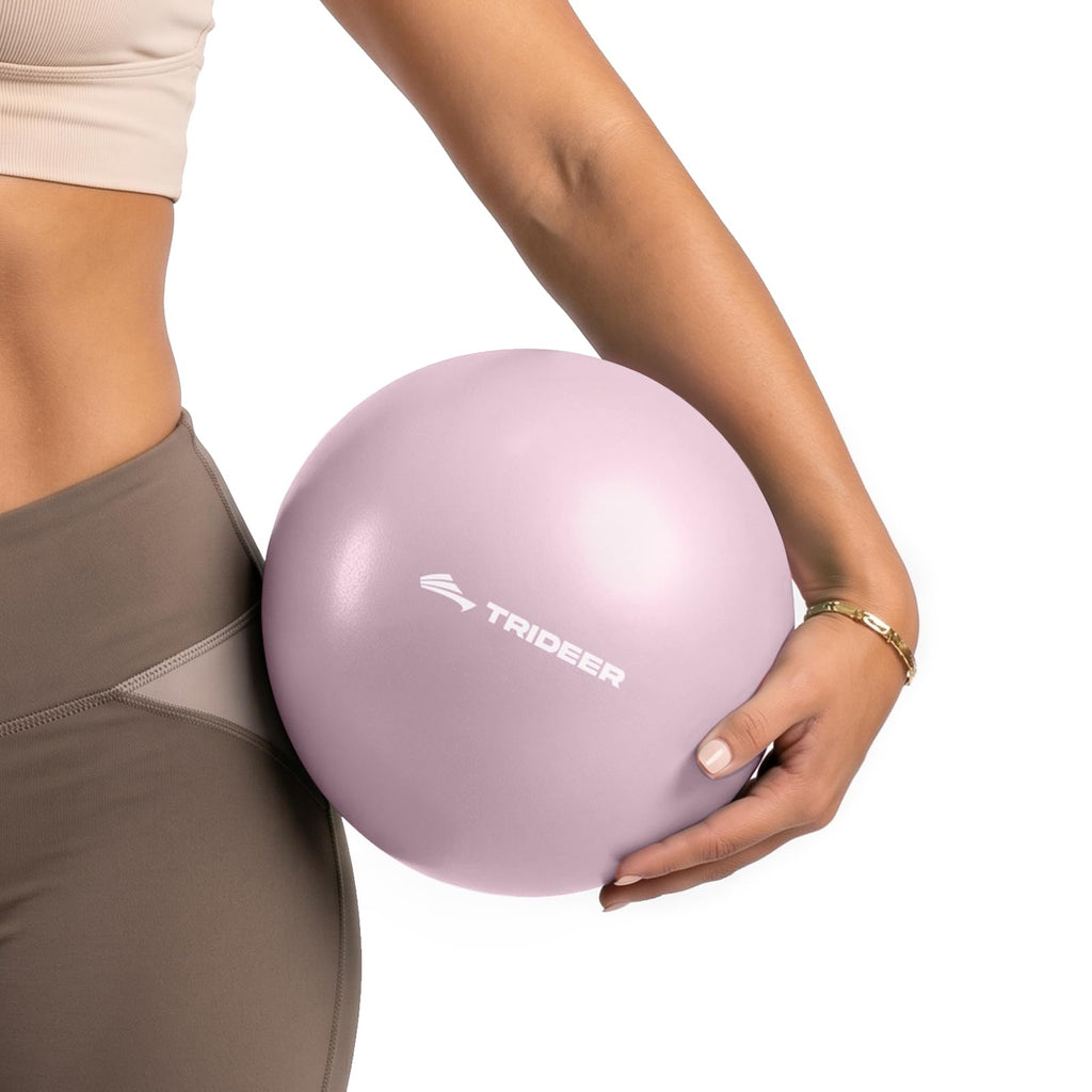 9 Inch Pilates Ball with Inflation Straw, Small Exercise Yoga Ball