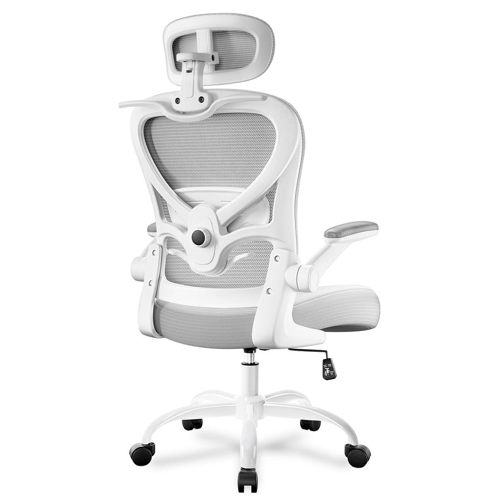 Ergonomic Office Chair, Mesh Home Office Desk Chairs with 3D Headrest