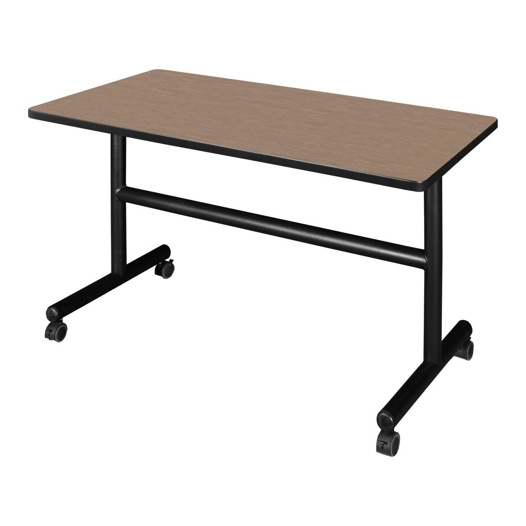 Kobe 48 x 30 in. Flip-Top Training Nesting Table- Noble Oak