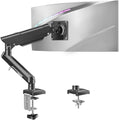 Single Monitor Mount for 32 27 24 22 inch Screen, Monitor Arm Holds 4.4-22 lbs, Monitor Desk Mount, Gaming & Home Office Use, VESA 75x75mm & 100x100mm, Freelift Pro Black