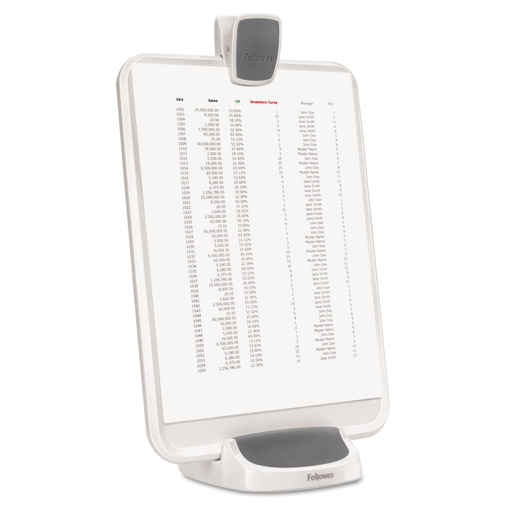 Series Document Lift/Holder, White/Gray