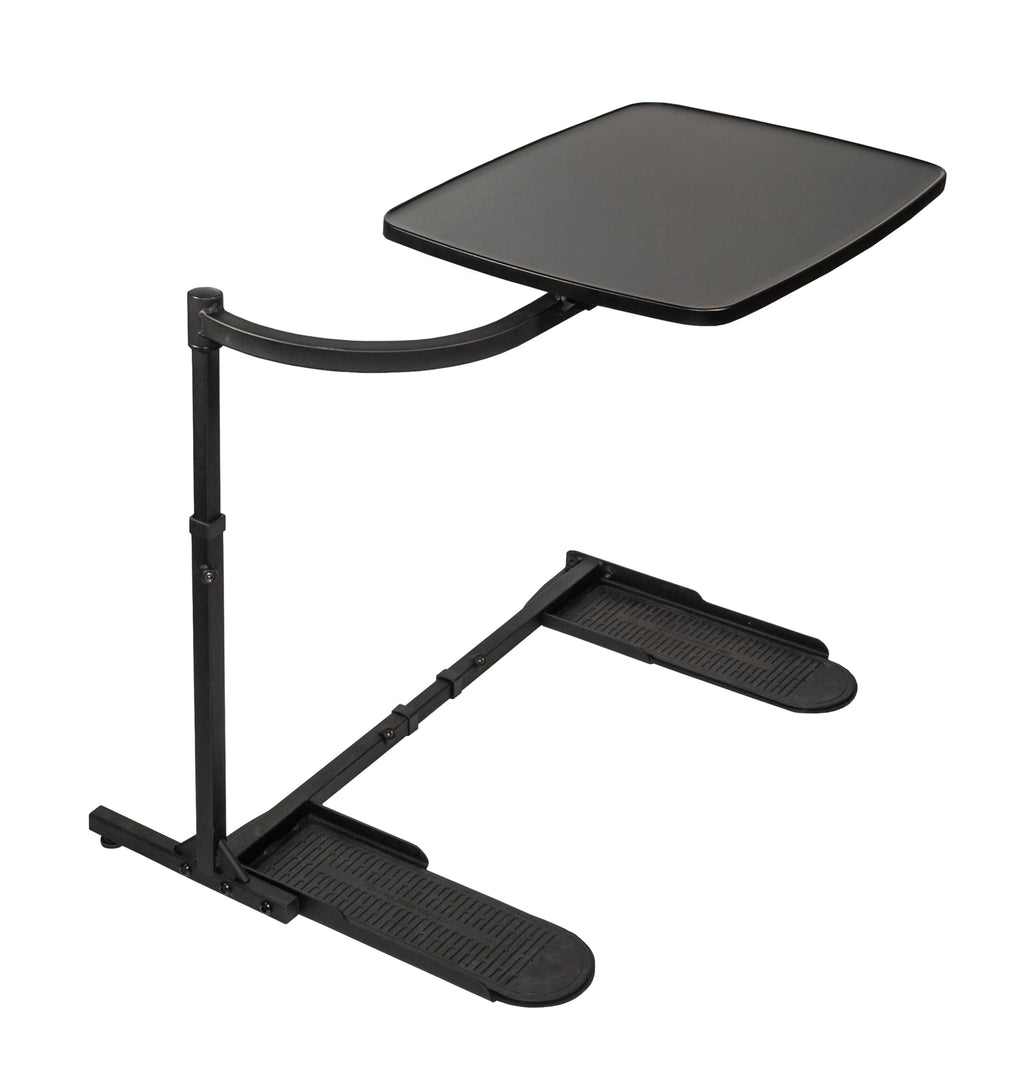 Wonder Tray, Adjustable Swivel Table, Large Laptop Stand, Couch Desk, Side Tables & Gaming Bench, TV-Trays for Eating on Couches, Chairs, Recliners, Black