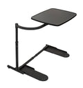 Wonder Tray, Adjustable Swivel Table, Large Laptop Stand, Couch Desk, Side Tables & Gaming Bench, TV-Trays for Eating on Couches, Chairs, Recliners, Black