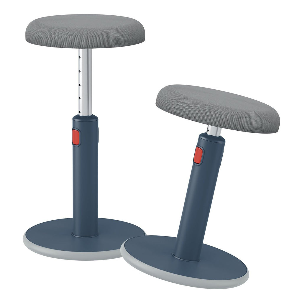 Leitz Ergo Active Sit Stand 2 in 1 Stool, Adjustable Ergonomic Wobble Chair, Strong and Stable for Office and Home (65180089-NA)