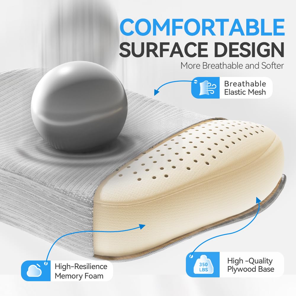 Ergonomic Office Chair, Mesh Home Office Desk Chairs with 3D Headrest