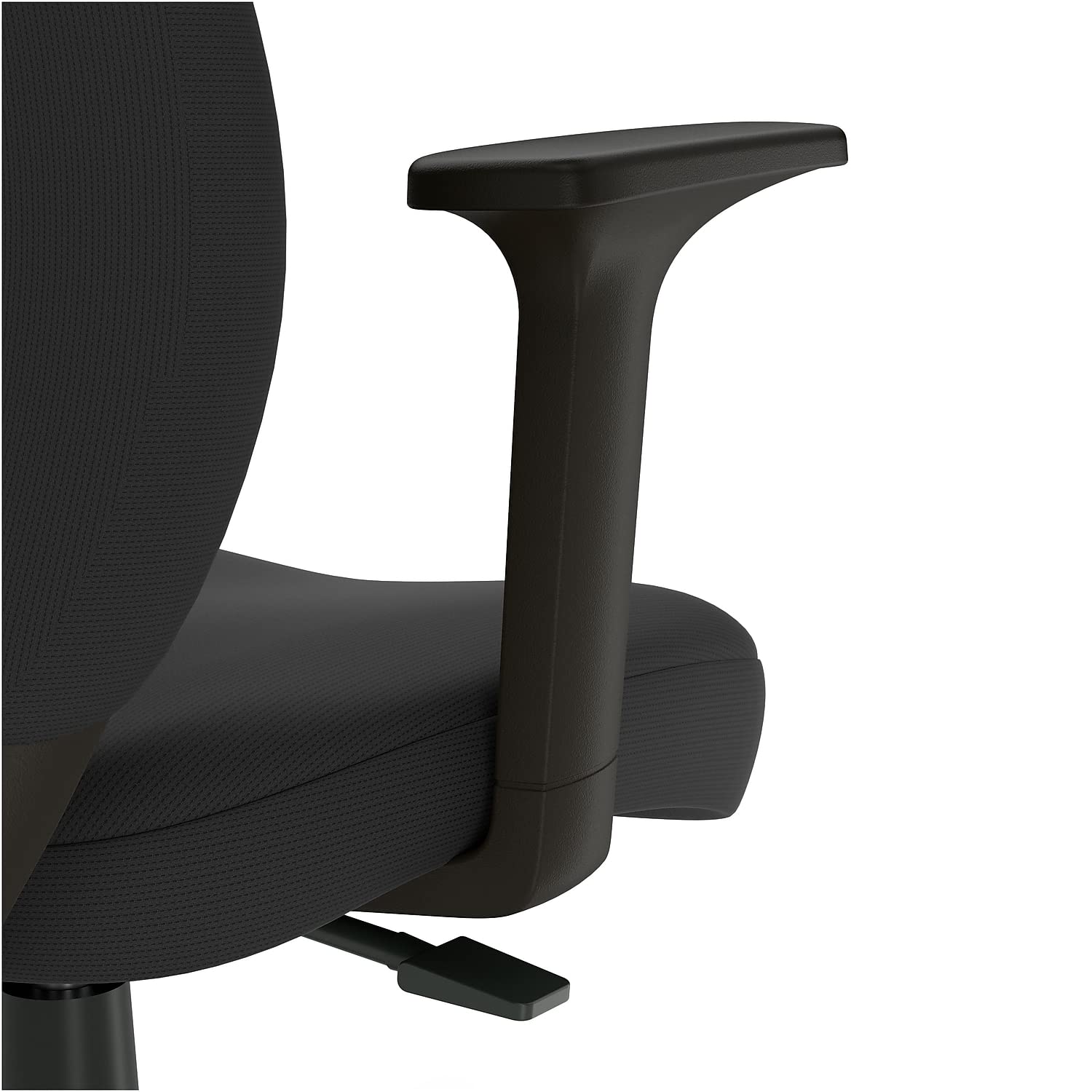 Drafting Stool, Fabric, Footrest, Black