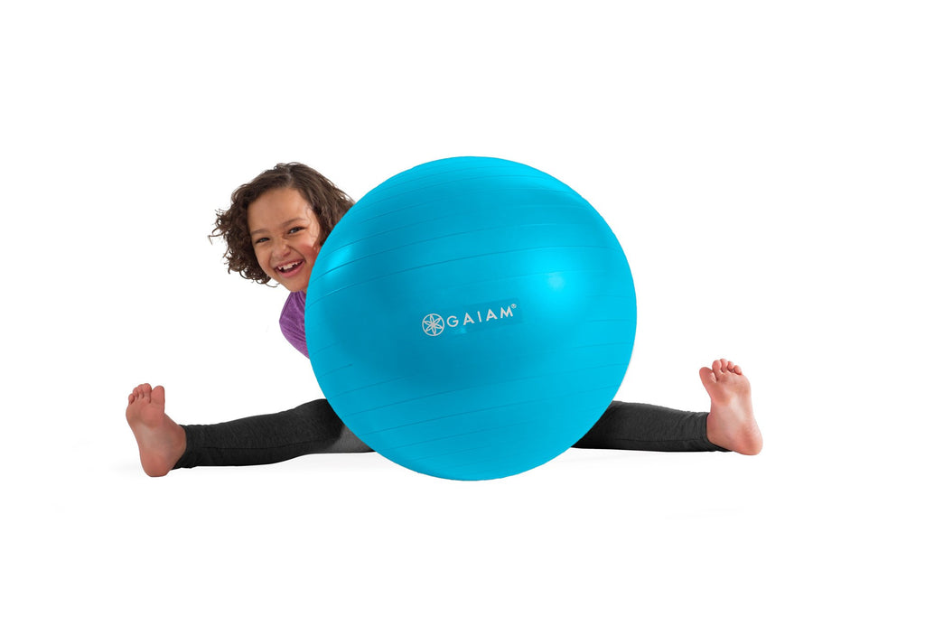 Kids Balance Ball Exercise Stability Yoga Ball, Blue, 45cm