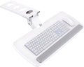 Keyboard Tray Under Desk, 360 Adjustable Ergonomic Sliding Keyboard & Mouse Tray, Under Desk Keyboard Tray Slide Out, Keyboard Holder Under Desk for Typing in Home, Office Work, 25"W x 9.84"D