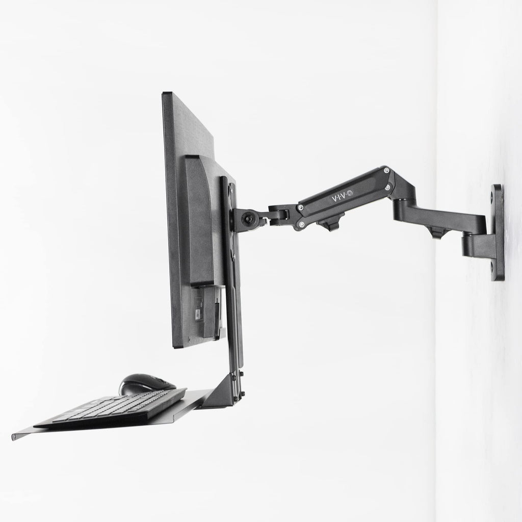 Computer Keyboard and Mouse Platform Tray VESA Mount Attachment 25.5 x 8 inch Surface