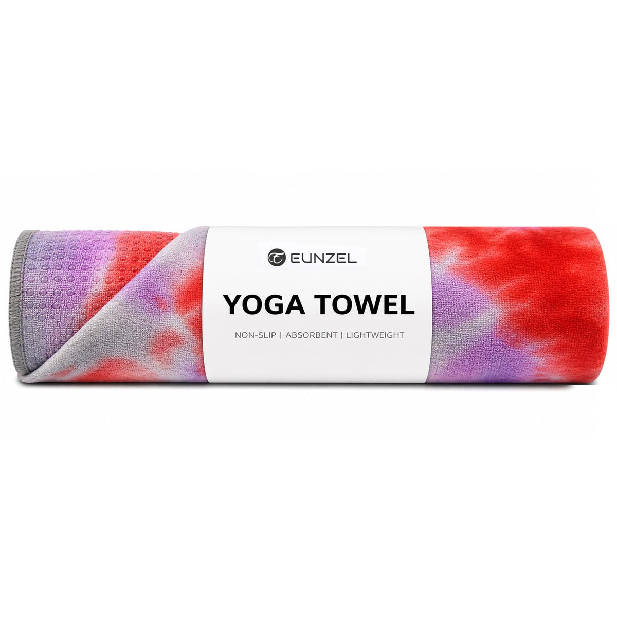 Non Slip Hot Yoga Mat Towel with Grip Dots, 72" x 24"
