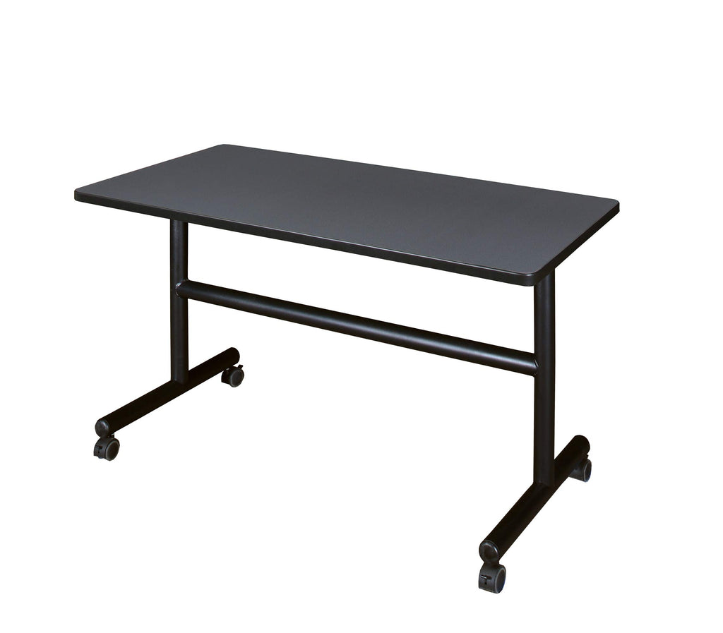 Kobe 48 x 24 in. Flip-Top Training Nesting Table- Grey