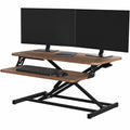 Dark Walnut 32 inch Stand Up Desk Riser