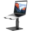 Laptop Stand, Ergonomic Adjustable Notebook Riser, Computer Holder, Laptop Mount Compatible with 10-15.6" Laptops, Black
