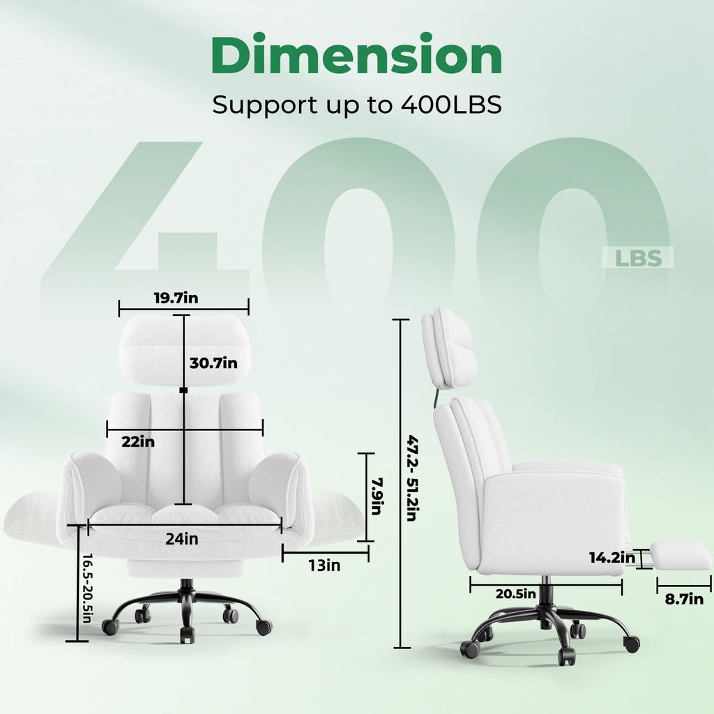 Criss Cross Office Chair with Armrests & Wheels, Comfy Velvet Vanity Chair, Ergonomic Executive Gaming Computer Chairs with Foot Rest, Wide Seat Reclining Desk Chair, Pink
