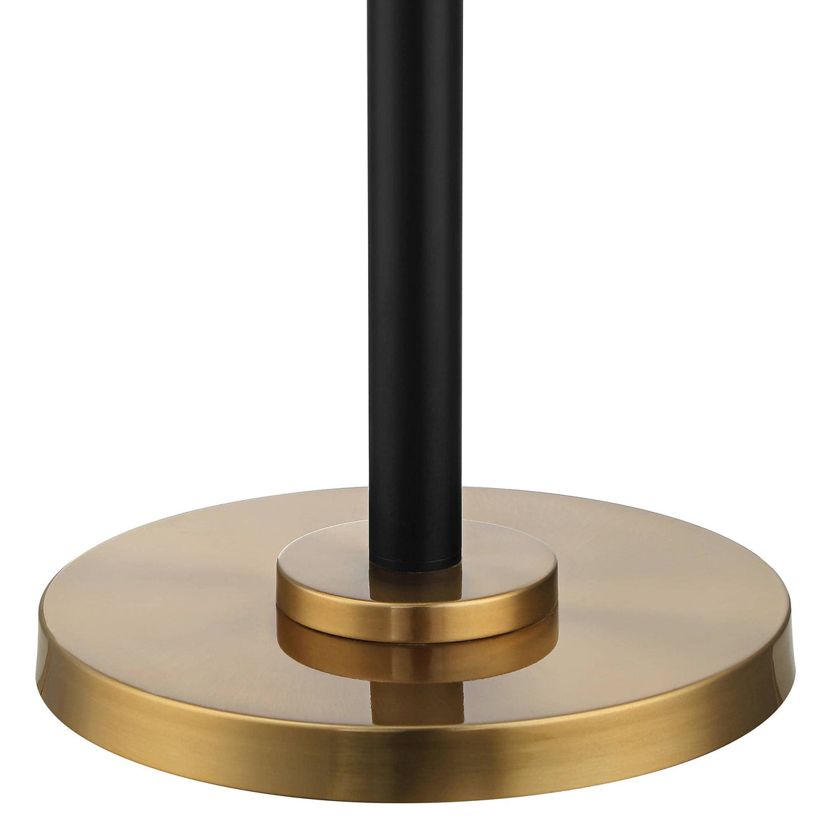 Light Blaster 72" Tall Black 4-Light Torchiere Floor Lamp