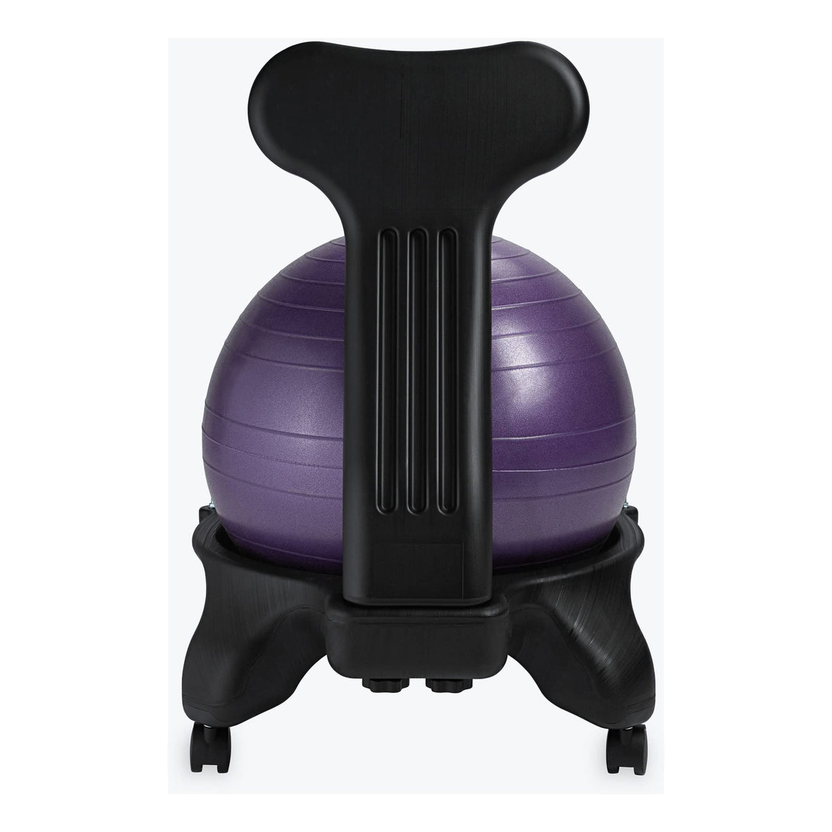 Classic Balance Ball Chair – Ergonomic Stability Chair for Desk & Office | Yoga Ball Seat with Base, Air Pump, & Exercise Guide | Improves Posture & Core Strength (300 lb Capacity)