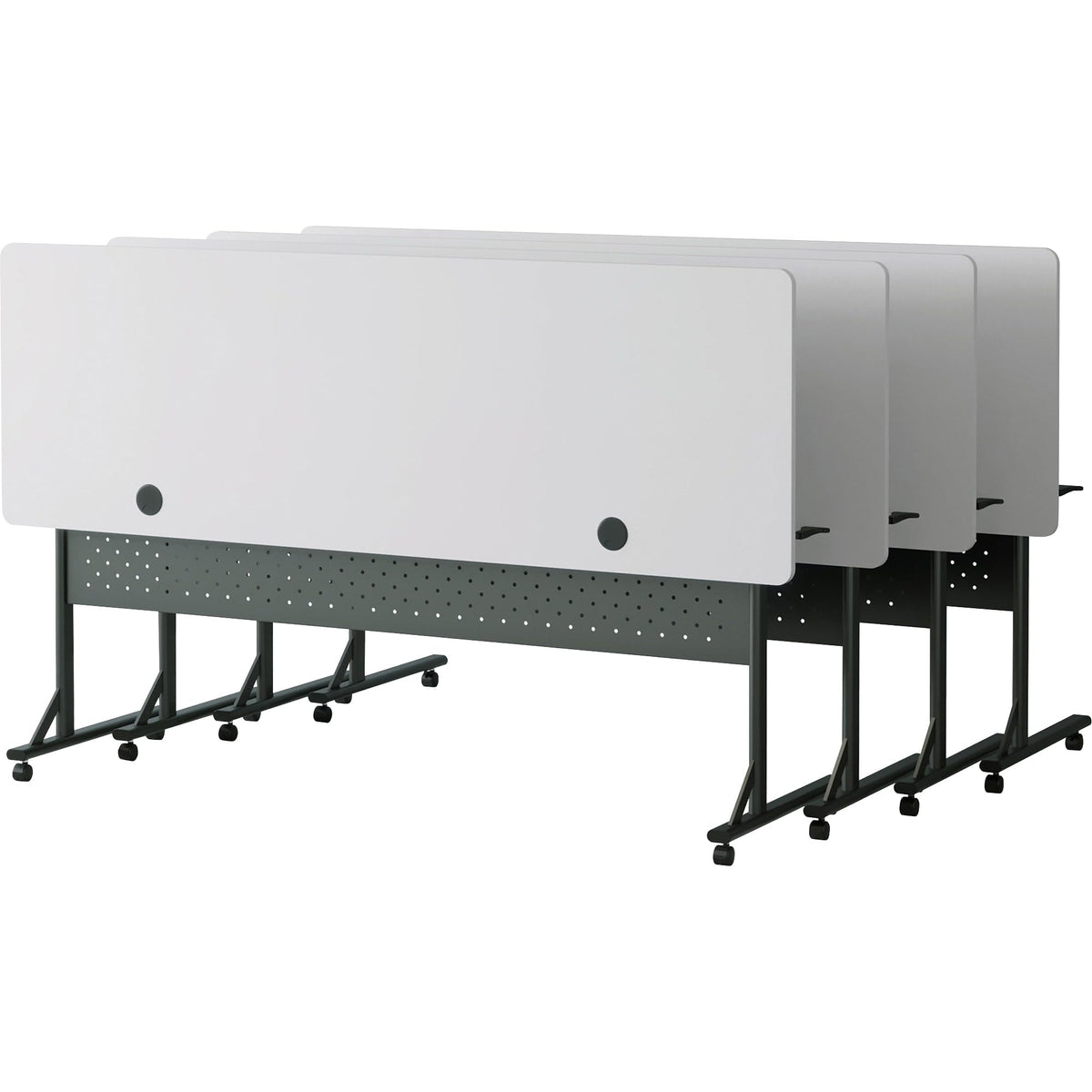 2.0 Flip & Nesting Mobile Table, Gray