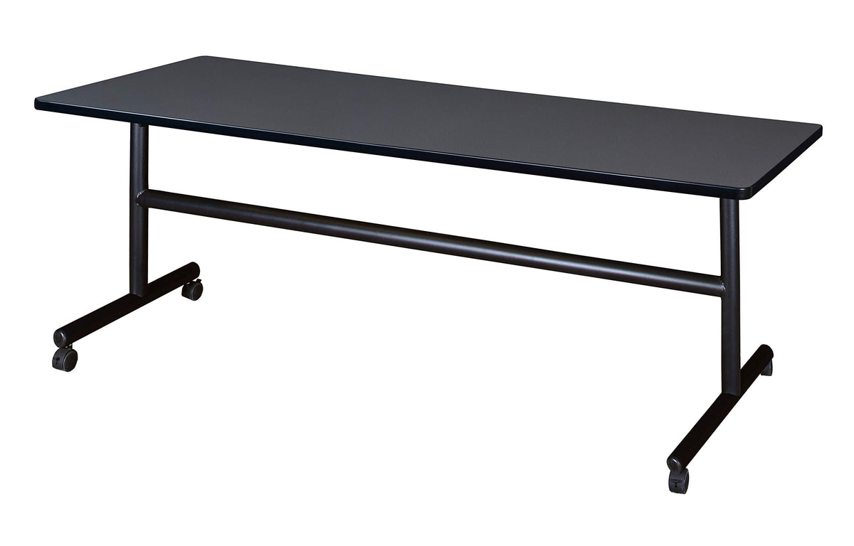 Kobe 72 x 30 in. Flip-Top Training Nesting Table- Grey