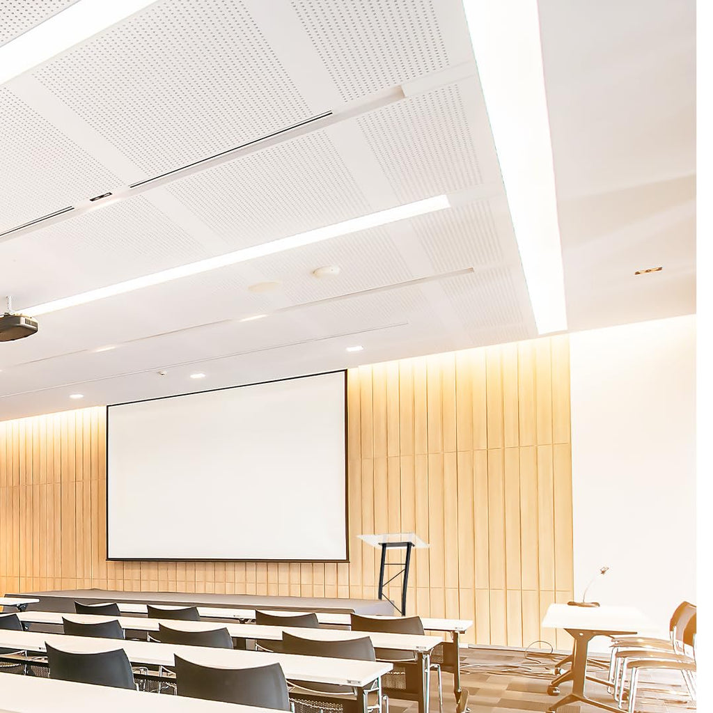 Curved Metal Lectern with Acrylic Top, Stainless Steel Lectern Body and Clear Acrylic Top - Striking and Elegant for All Spaces