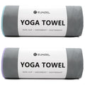 2 Pack Hot Yoga Mat Towel, Ultra-Absorbent Microfiber 72" x 26.5"
