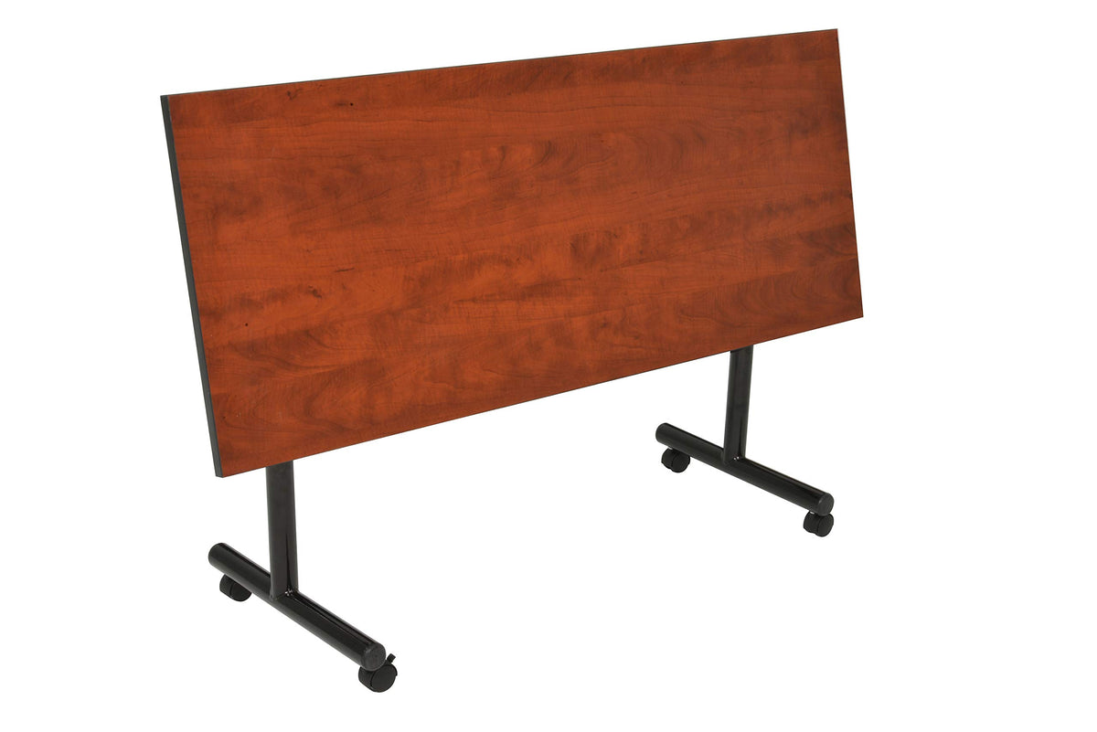 Kobe 60 x 24 in. Flip-Top Training Nesting Table- Cherry