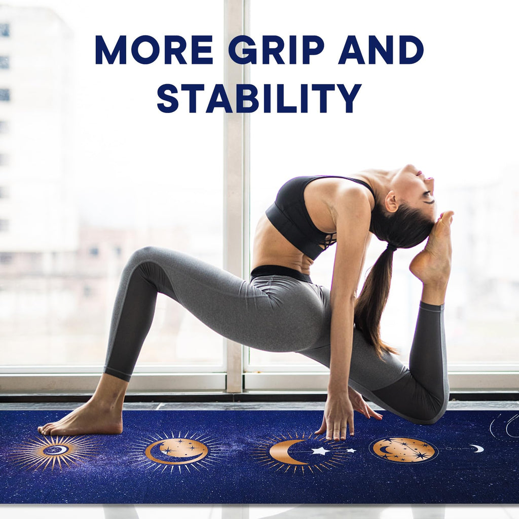 Yoga Towels, Non Slip Hot Yoga Mat Towel with Grip Dots,Super-Absorbent Soft Microfiber Yoga Blanket for Pilates, Fitness and Workout 72inch x 24inch