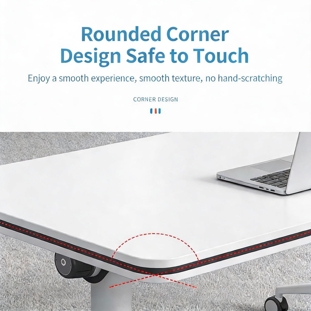 2 Pack Flip Top Training Table with Lockable Wheels, Mobile Nesting Folding Conference Table, Space Saving Seminar Desk for Classroom, Office, Library (White, 47"×16"×30")