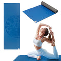 Dry-Grip Yoga Mat, Non-Slip, Hot Yoga (Blue)