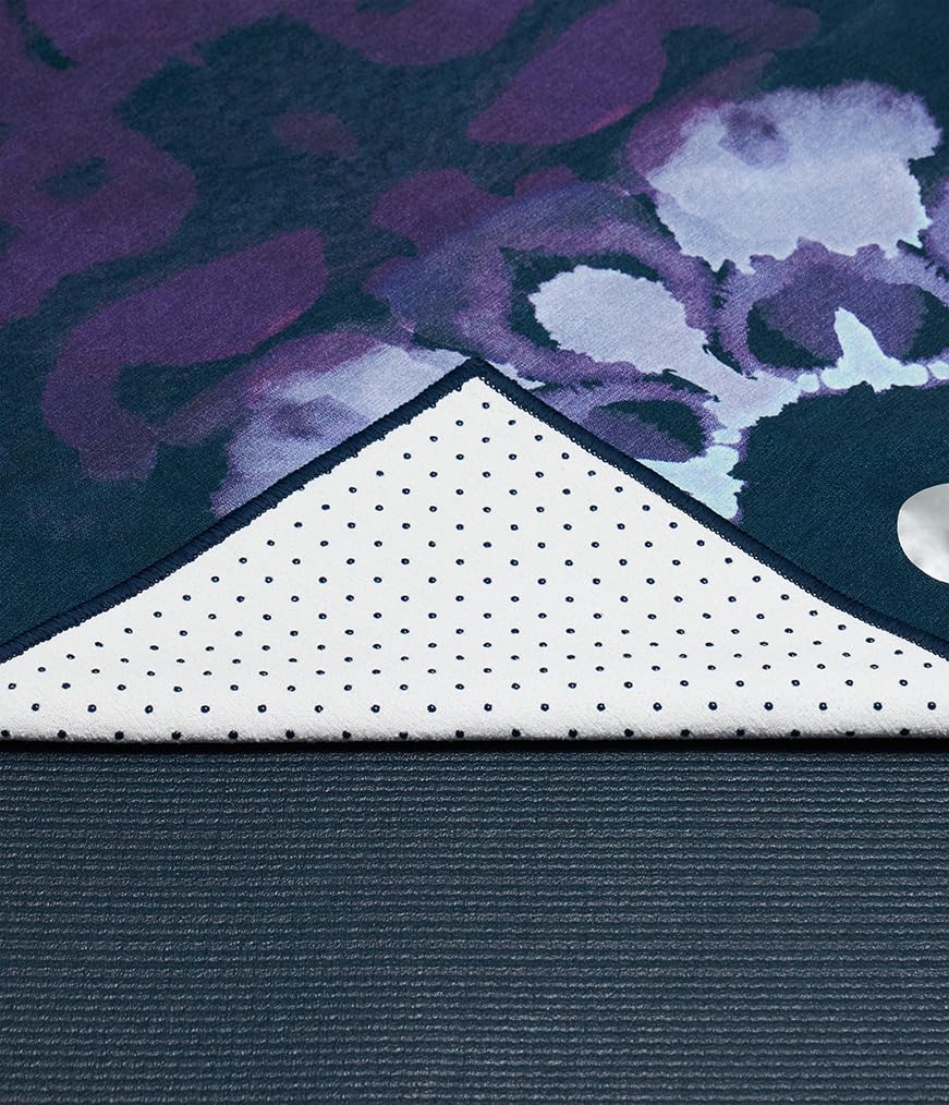 Yogitoes Hot Yoga Mat Towel - 71" | Moisture Activated Grip | Patented Silicone Nubs | Highly Absorbent, Durable & Easy Care | Made from Recycled Materials | 71 x 24 Inches | Chakra Residence