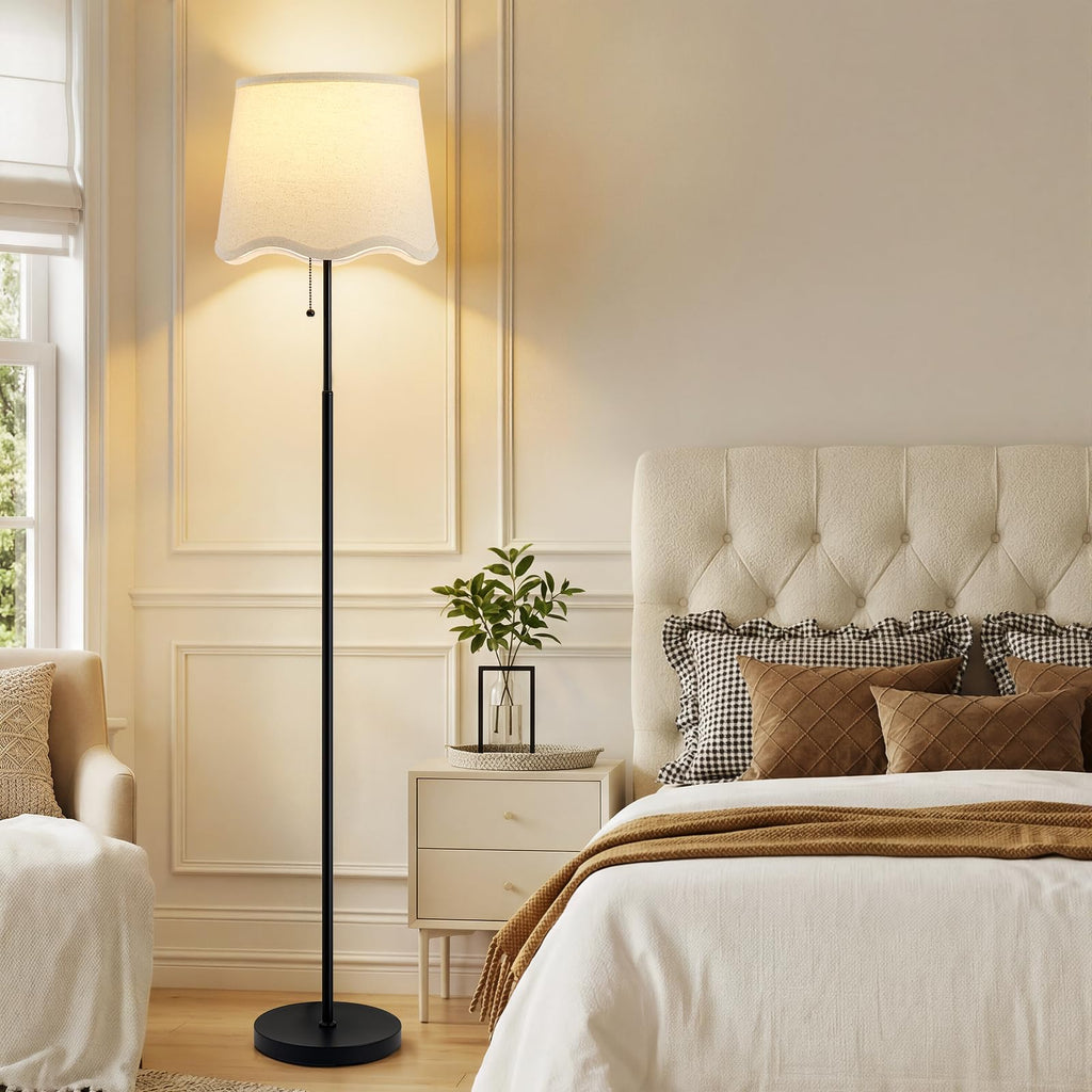 Floor Lamps for Living Room & Bedroom, 60" Modern Tall Standing Lamp, 3CCT