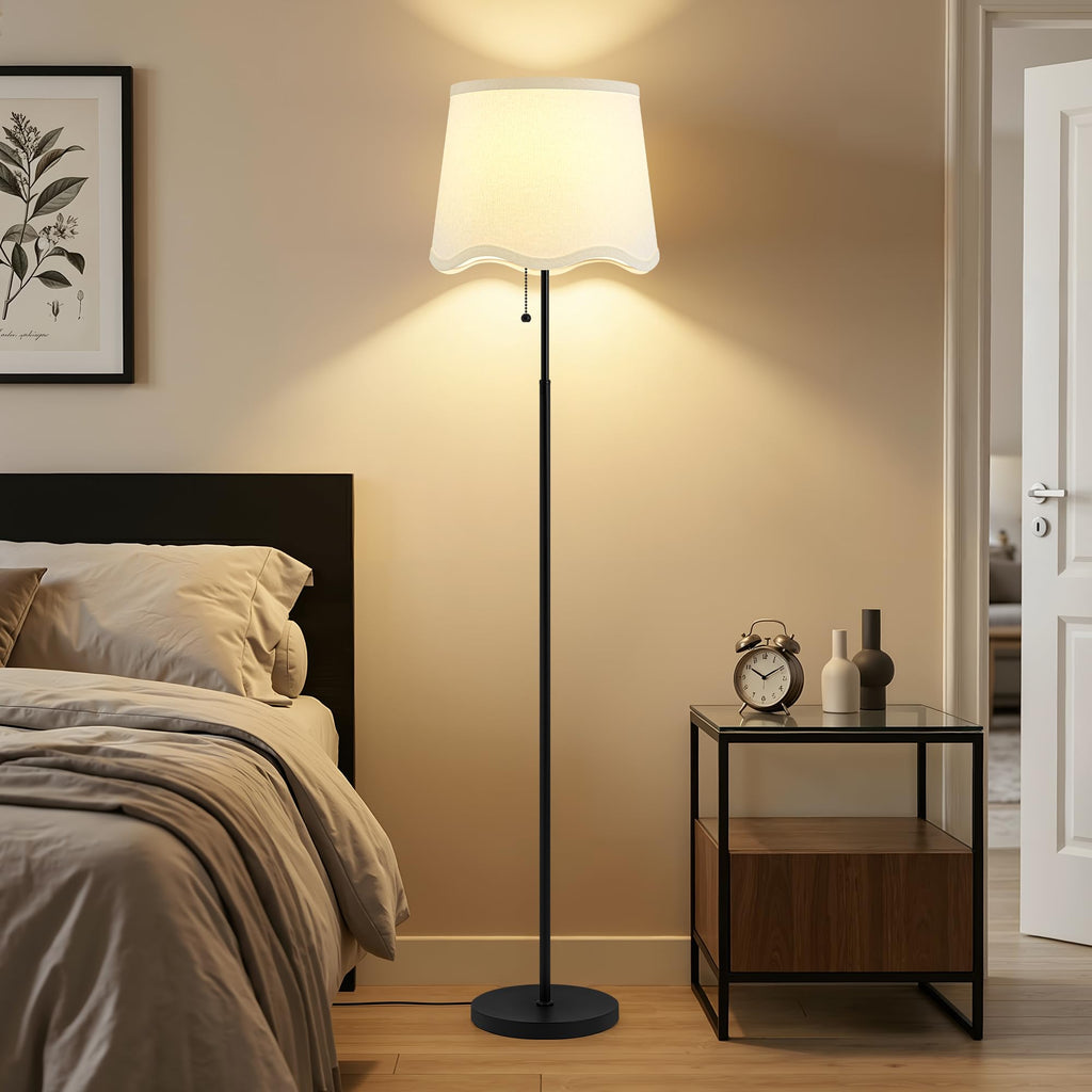 Floor Lamps for Living Room & Bedroom, 60" Modern Tall Standing Lamp, 3CCT