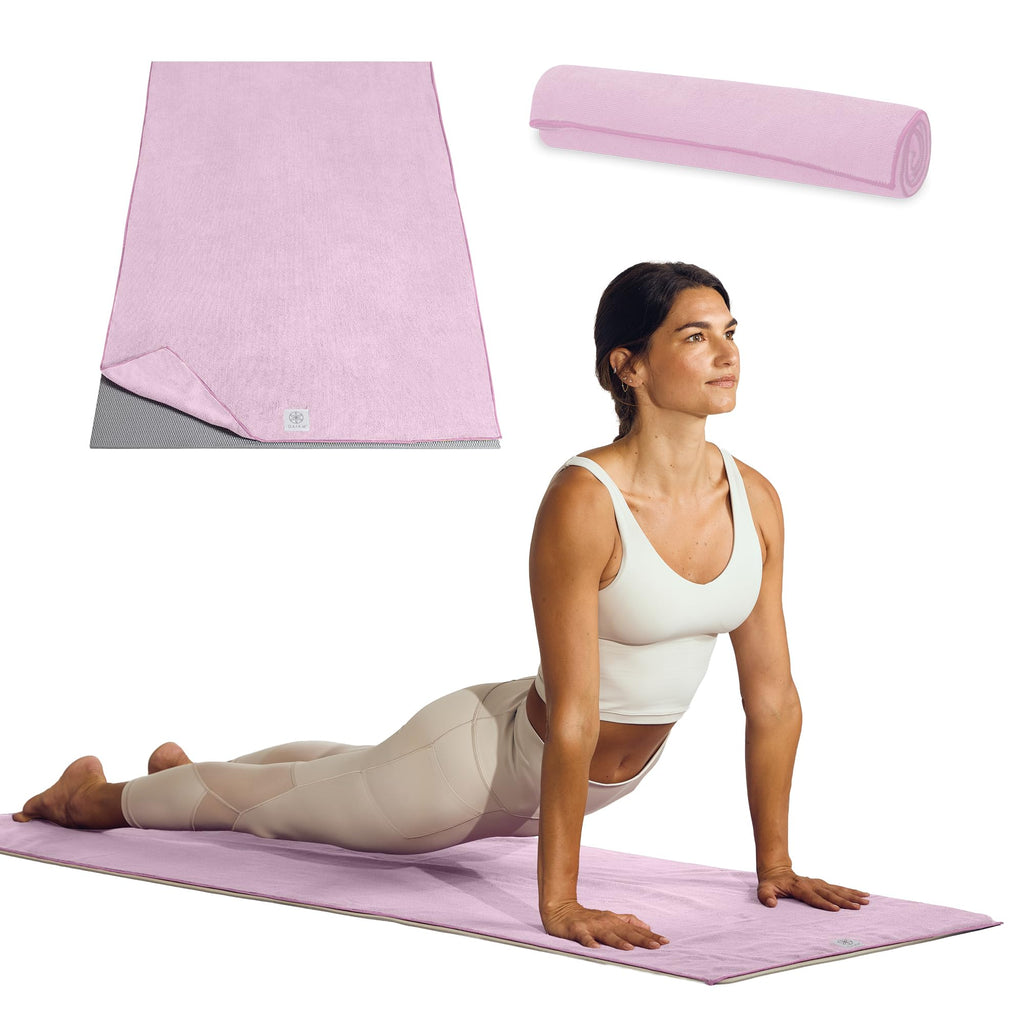 Yoga Mat Towel, Non-Slip Microfiber (Lilac Lace)