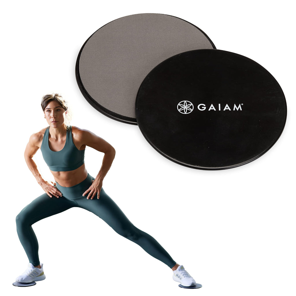 Core Sliding Discs, Dual-Sided Ab Sliders, Set of 2