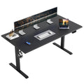 63 * 24 Inch Height Adjustable Electric Standing Desk, Black