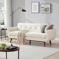 77.2" W Loveseat Sofa, Solid & Easy to Install Small Couch for Bedroom Office Apartment, Beige