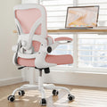 Mesh Office Chair, 330LBS Ergonomic Desk Chair with Adjustable Lumbar Support, Executive Computer Chairs for Home Office, Pink